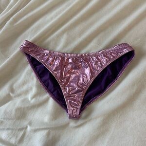 Holographic Pink Rave Bottoms